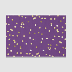 Chic-GoldfolieConfetti lila Seidenpapier