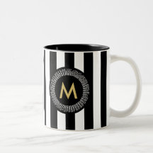 Chic-Goldfolien-Effektbrushstrokes-Kaffee-Tasse