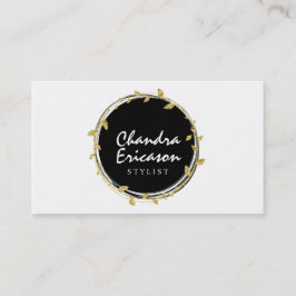 Chic-GoldWreath STYLIST Visitenkarte
