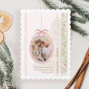 Chic Grandmillennial Coquette Weihnachten Zwei Fot