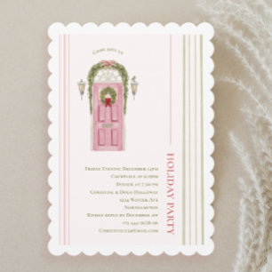 Chic Grandmillennial Weihnachtsfeier Einladung