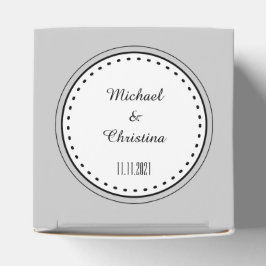 Chic Gray Geschenkschachtel