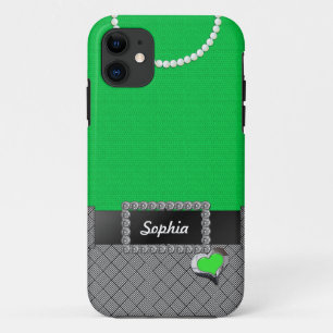 Chic Green Dress iPhone 5/5 Case