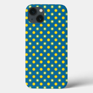 Chic Green Yellow Polka Dots Case-Mate iPad Fall iPhone Hülle