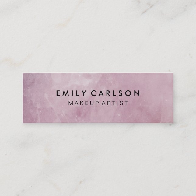 Chic Grunge Mini Visitenkarte (Vorderseite)