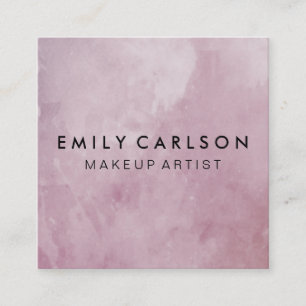 Chic Grunge Quadratische Visitenkarte