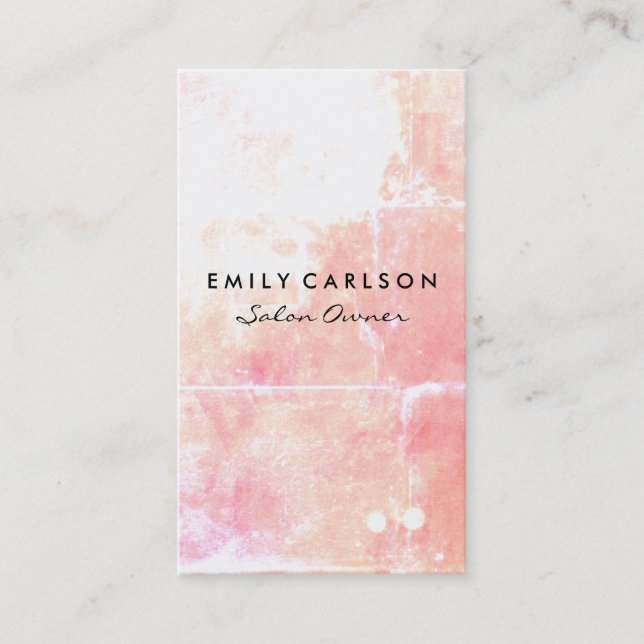 Chic Grunge Visitenkarte (Vorderseite)