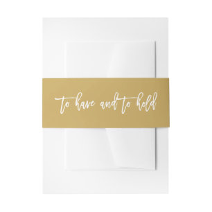 Chic Hand geschrieben, um Hochzeit zu haben und zu Einladungsbanderole