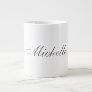 Chic Handwriting Klassisches Schlichtes Minimalist Jumbo-Tasse