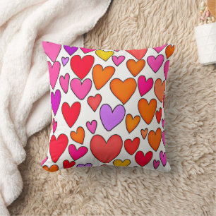 Chic Hearts Elegante: Blickvolle Liebe Kissen