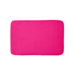 Chic heiß rosa Fuchsia solide schlicht elegante mo Badematte