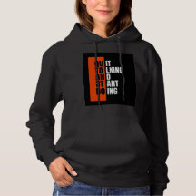 Chic hoodie, starke Botschaft