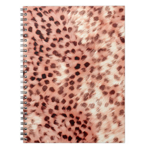 Chic Hübsch Girly Rose Gold Leopard Notizblock