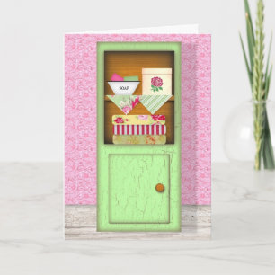 Chic Hutch Birthday Card Karte