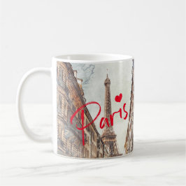 Chic I Liebe Paris | Eiffelturm Kaffeetasse