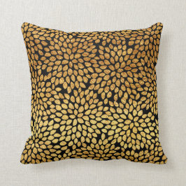 Chic-Imitat-Goldfolien-modernes Blumen Kissen