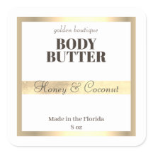 Chic Imitate Gold Cosmetic Skincare Handmade Produ