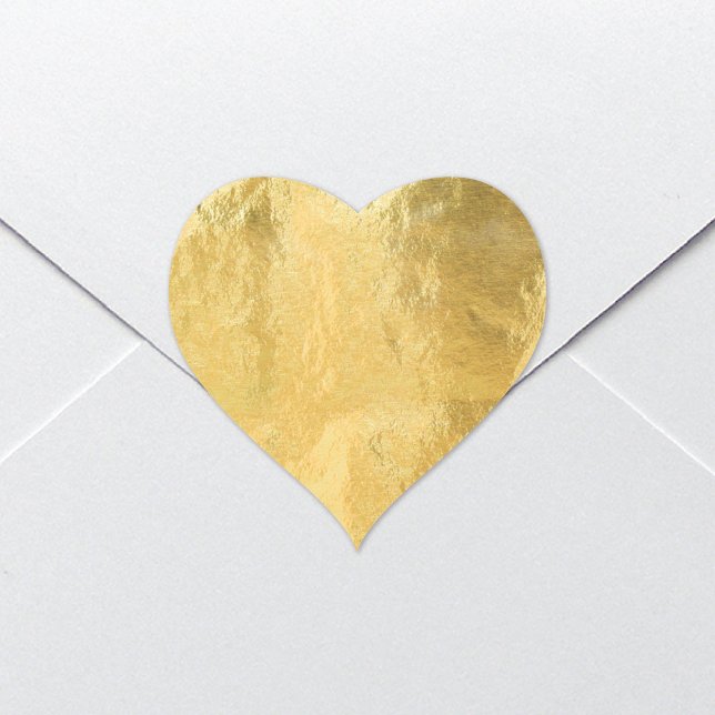 Chic Imitats Gold Foil Heart Stickers (Von Creator hochgeladen)