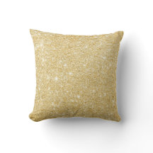 Chic Imitats Gold Glitzer Luxus Kissen