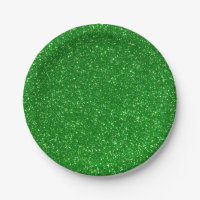Chic Imitats Grünbuch Glitzer Teller