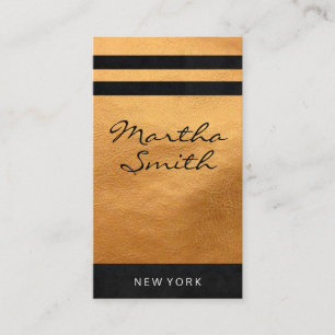 Chic Imitats Leather   FÜHRUNGSKRAFT II Visitenkarte