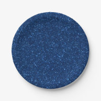 Chic Imitats Navy Blue Glitzer Paper Teller