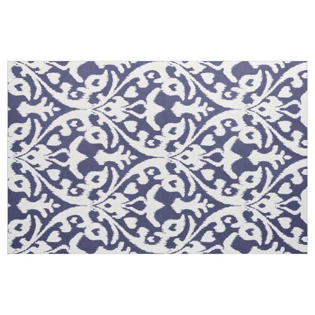 Chic Indigoblau-weiß-kat-Stammmuster Stoff (Fat Quarter (45,7 x 55,9 cm))