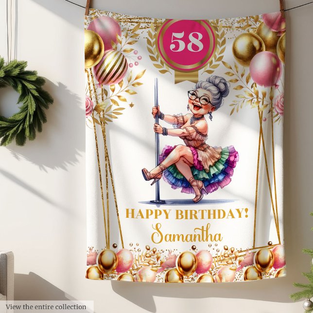 Chic Individuelle Name Funny Blanket für Oma Fleecedecke (Chic Custom Name Funny Blanket for Grandma)