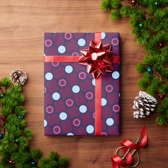 Chic Joyful Vintag Luxury Geburtstagsparty Geschenkpapier (Feiertagsgeschenk)