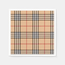 Chic Kariert Warme Tan Base White Black Brown Tart