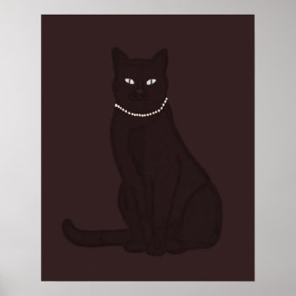 Chic Kitty Poster