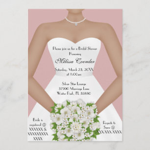 Chic-laden elegantes weißes modernes einladung