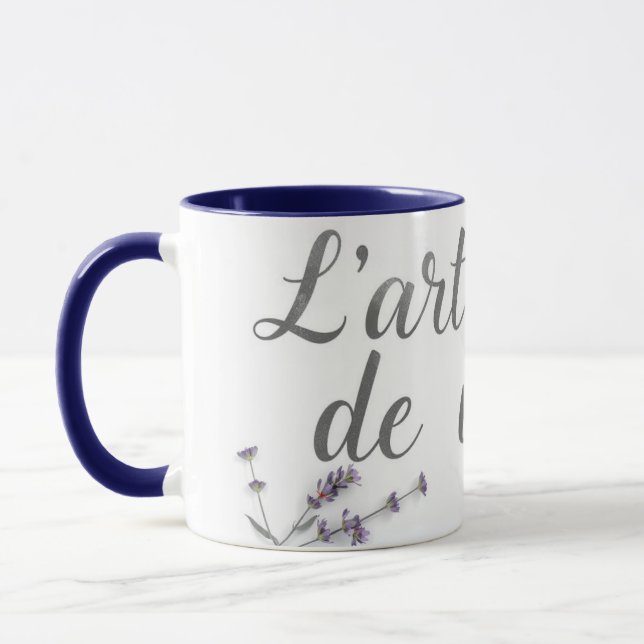 Chic L'Art de Vivre French Quote Home Decor Tasse (Links)