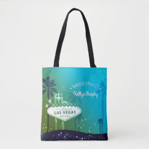 Chic Las Vegas Wedding Bridesmaid Geschenk