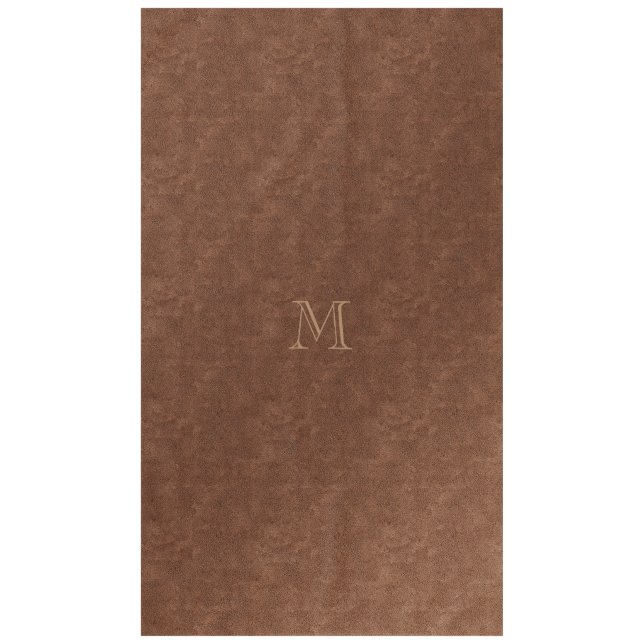 Chic Leather Copper Look Tischdecke (Vorderseite)