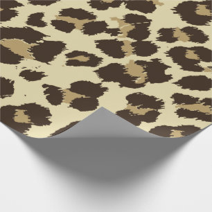 Chic Leopard Print Wrapping Paper Geschenkpapier