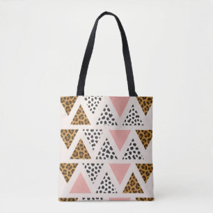 Chic Leopard- und Pink-Triangle-Muster