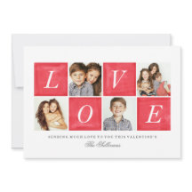 Chic Liebe 4 Foto Collage Valentinstag