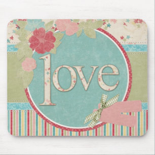Chic-"Liebe-" Mausunterlage Mousepad