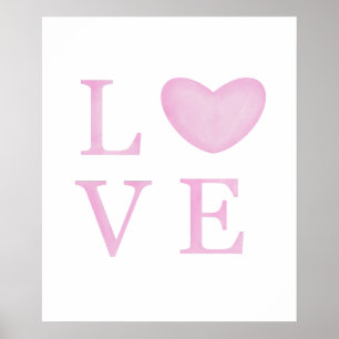 Chic Liebe Pink Poster