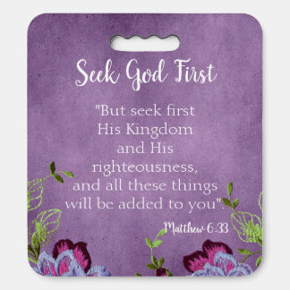 Chic Lila Bible Verse Seele Gott zuerst