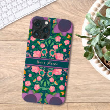 Chic Lila Boho Name Blume Benutzerdefiniertes Must