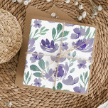 Chic Lila Floral & Foliage Wasserfarbmuster Geschenkpapier Set<br><div class="desc">Das ist ein wunderschönes originales Aquarelldesign,  das in unserem Studio entworfen wurde. Die zarten violetten Blumen kontrastieren wunderschön mit den grünen Blattelementen. Ideal für Hochzeiten,  Jubiläen,  Geburtstage und vieles mehr.</div>