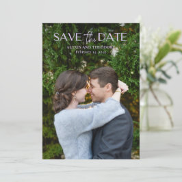 Chic Lilac Foto Moderne Hochzeit Save The Date