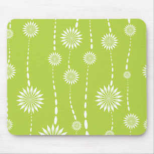 Chic-Limone grüne Blumencomputer-Maus Mousepad