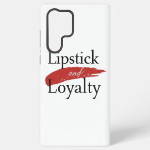 Chic Lippenstift-Schmierung und Loyalität Samsung Galaxy Hülle