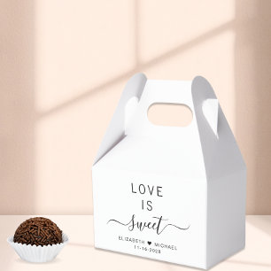 Chic Love Is Sweet Hochzeit Geschenkschachtel