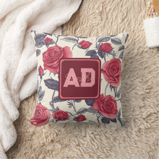 Chic Lovely Rose Family Kissen