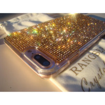 Chic Luxury Rose Gold Crystal iPhone 7/8 Plus Fall