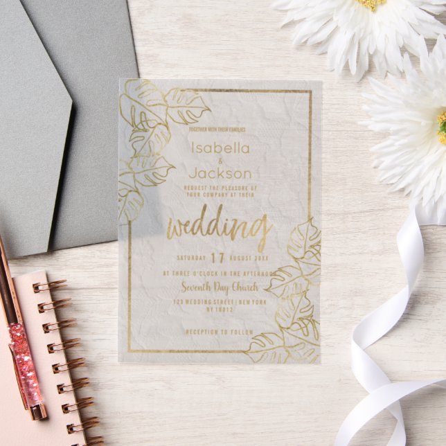 Chic Luxus weißes Gold Französisch Blumenspitze Ho (Hochzeit)